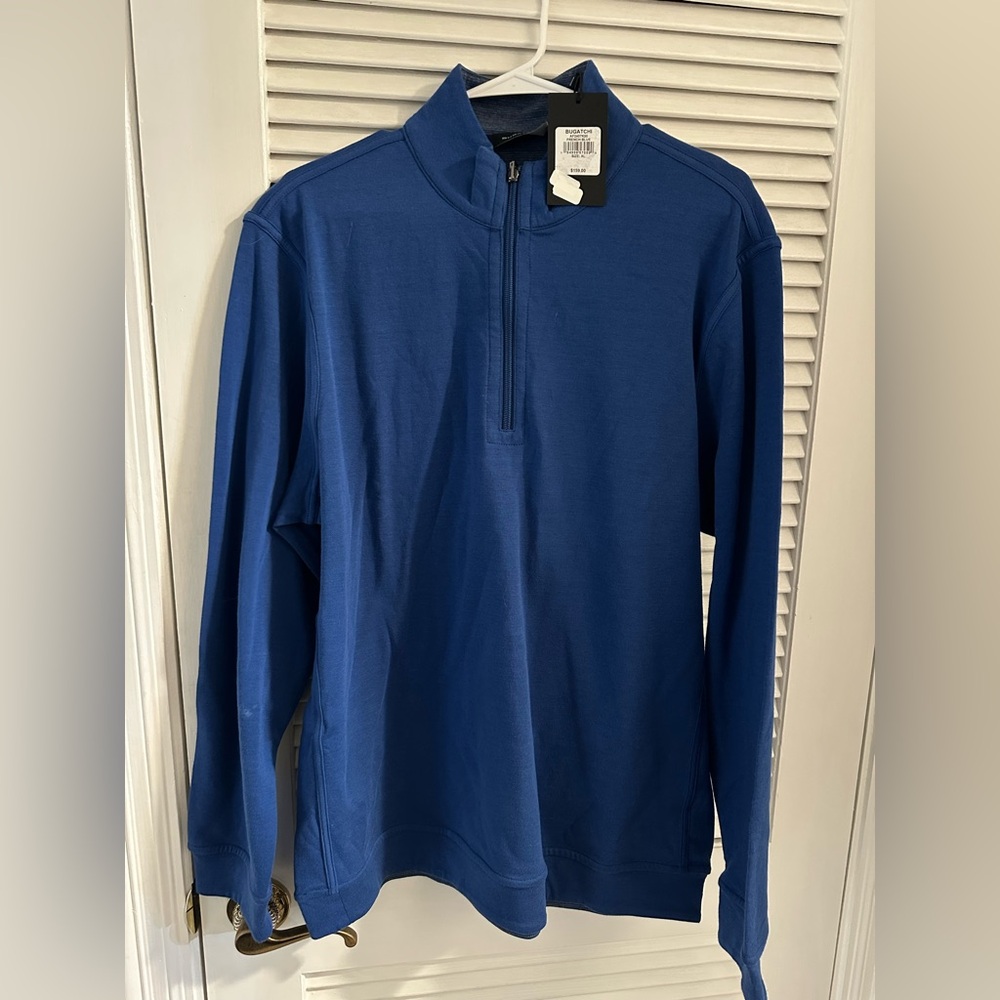 Bugatchi sport reversible pull over nwt